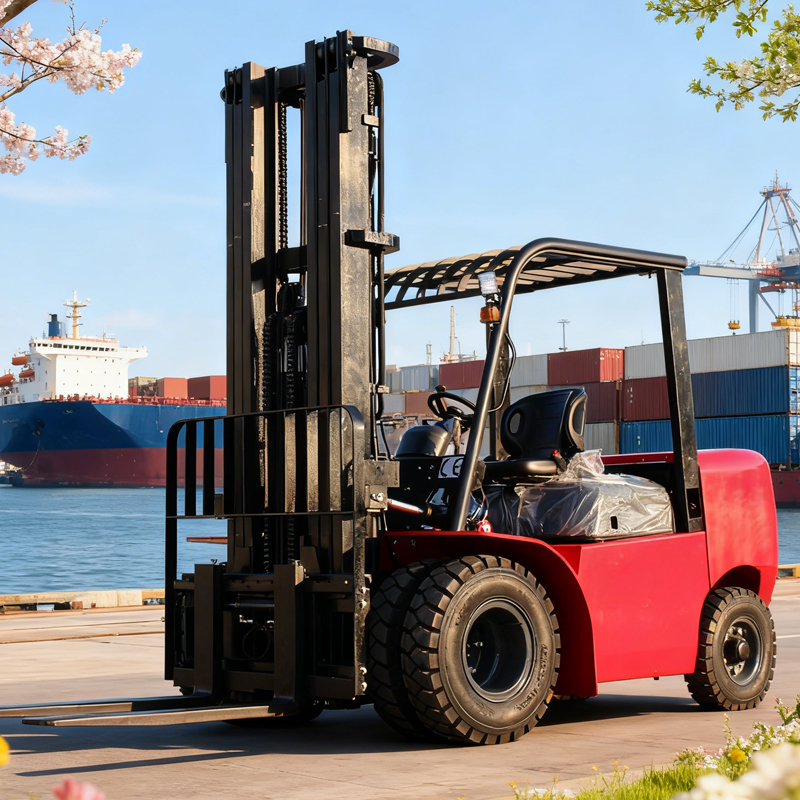 Heavy Equipment Forklift - Heavy Duty 8 Ton Diesel Forklift