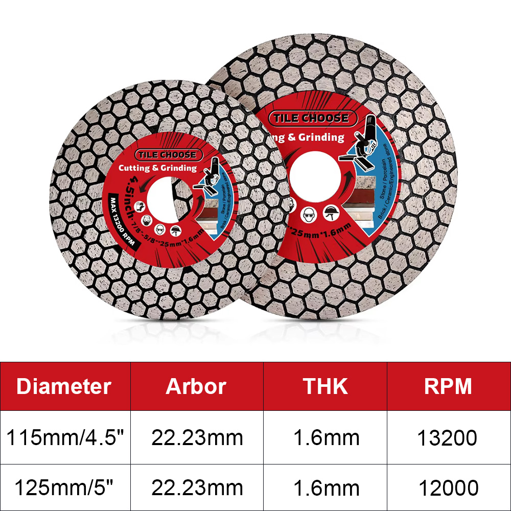 D115mm/125mm Diamond Blade Dia - Brick Cutting Saw recension och pris