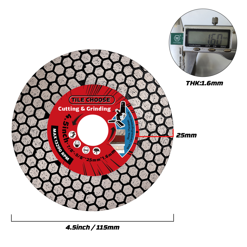 D115mm/125mm Diamond Blade Dia - Brick Cutting Saw recension och pris