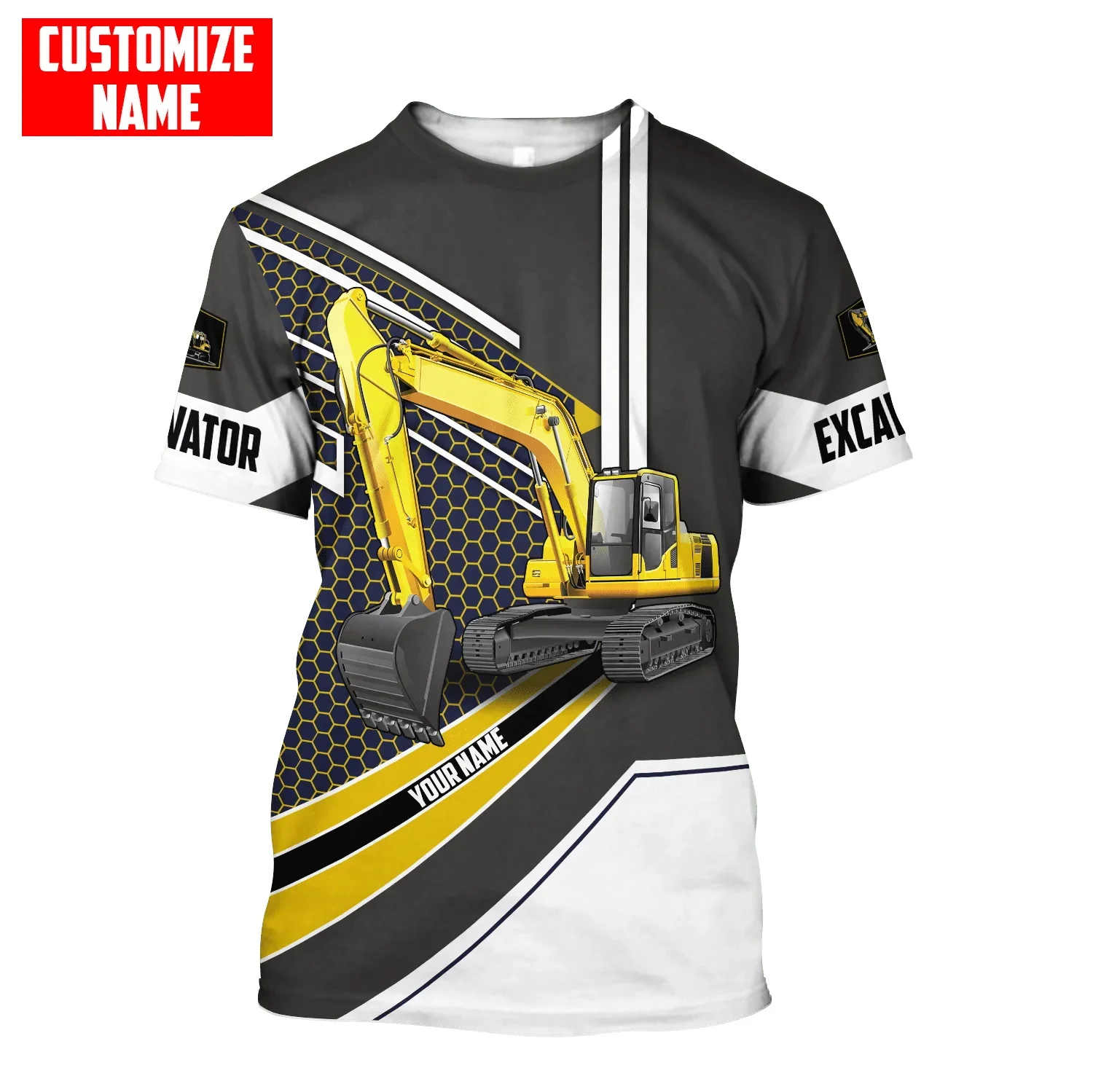 Personalized Name Excavator He - Heavy Equipment Names recension och pris