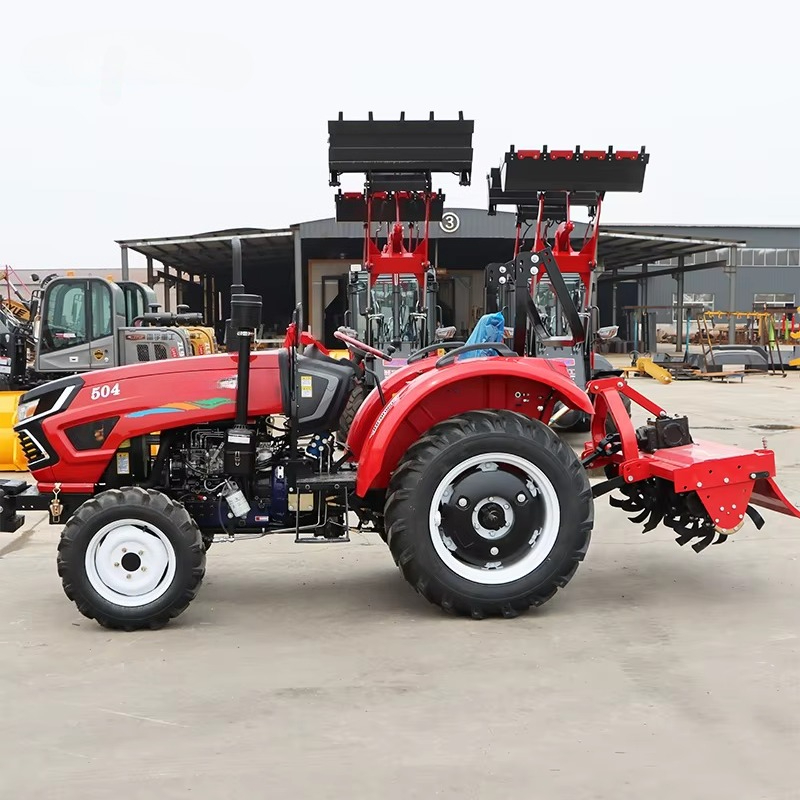 China Factory Price 4wd 50hp 6 - Tractor Backhoe recension och pris