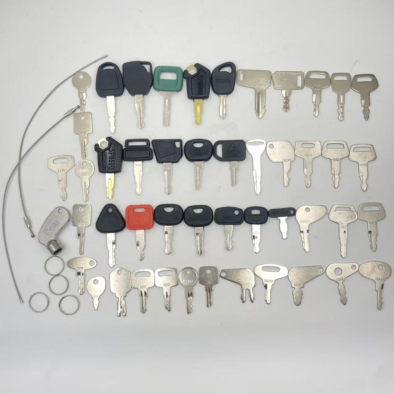 48PCS Heavy Equipment Keys Set - Heavy Equipment Kubota recension och pris