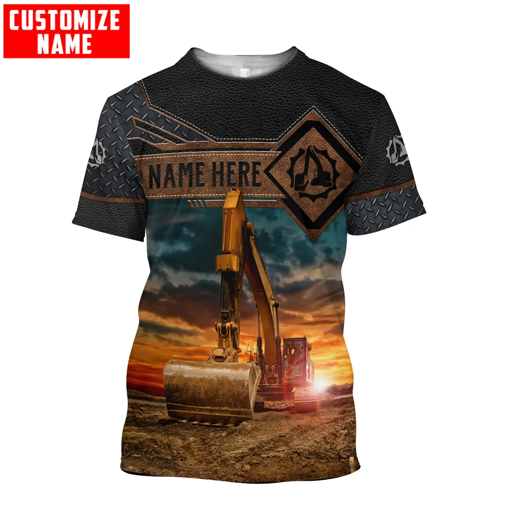 Personalized Name Excavator He - Heavy Equipment Names recension och pris