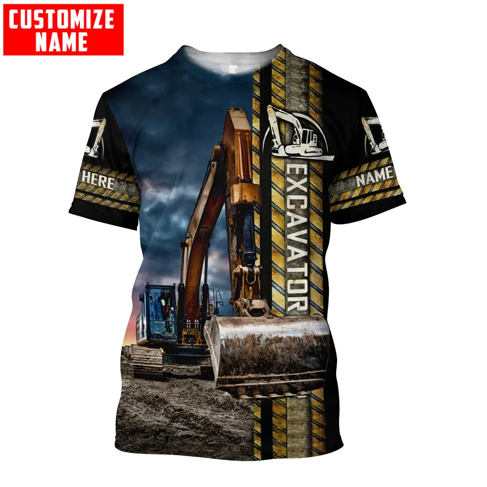 Personalized Name Excavator He - Heavy Equipment Names recension och pris