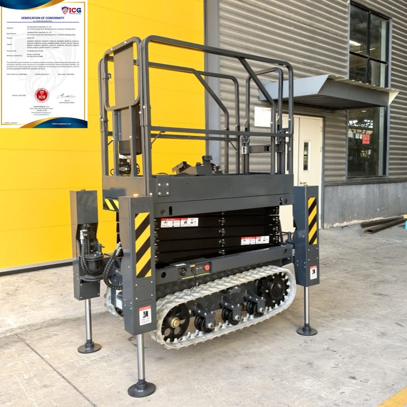 Rough Terrain 6m 8m 10m Self-p - Scissor Lift Table Hydraulic recension och pris