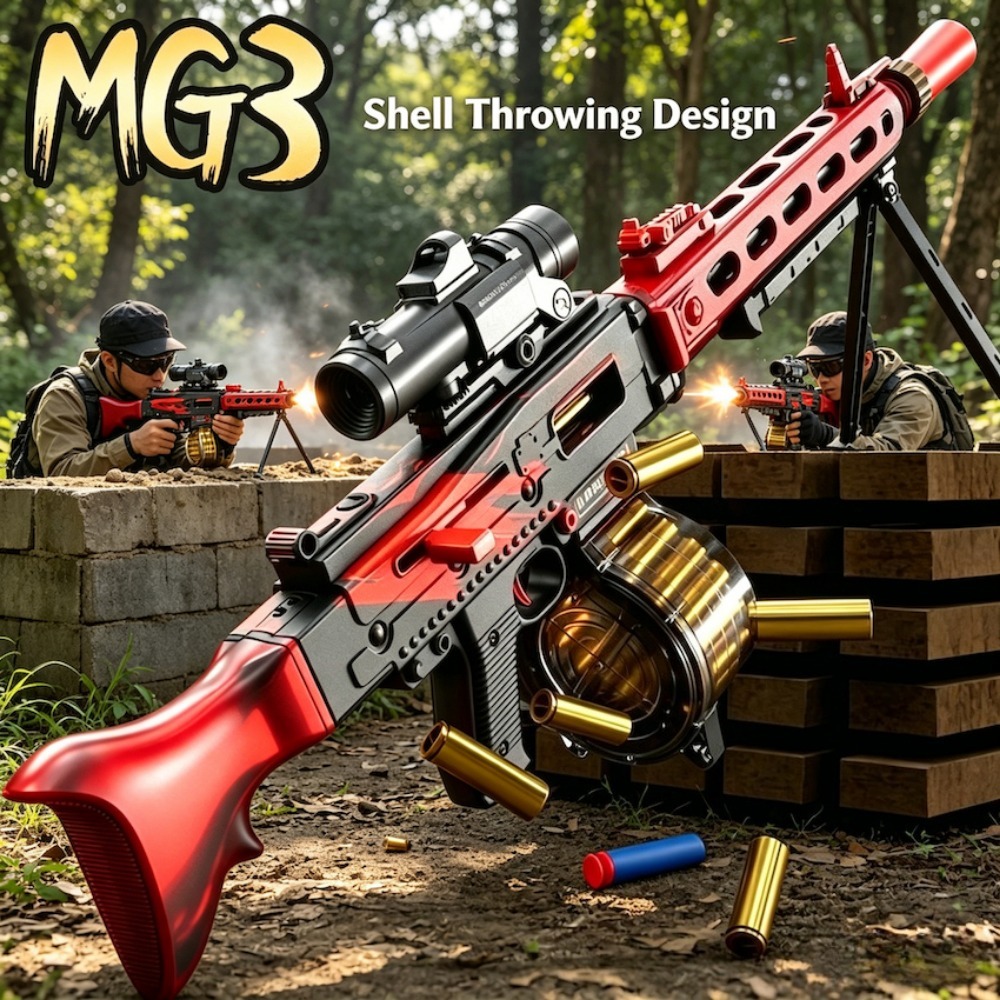 MG3 Shell Ejecting Soft Bullet - Heavy Equipment Certificate recension och pris