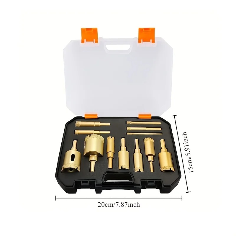 12Pcs Diamond Drill & Hole Saw - Brick Cutting Saw recension och pris
