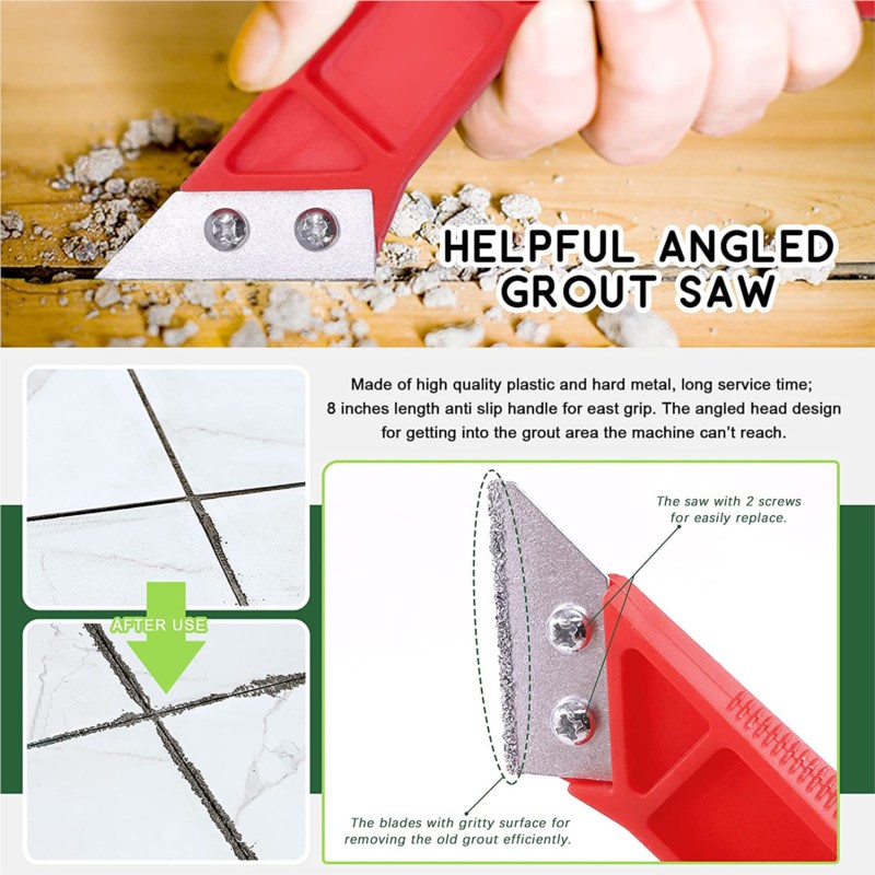 Grout Removal Tools 22 Pcs  Se - Brick Cutting Saw recension och pris