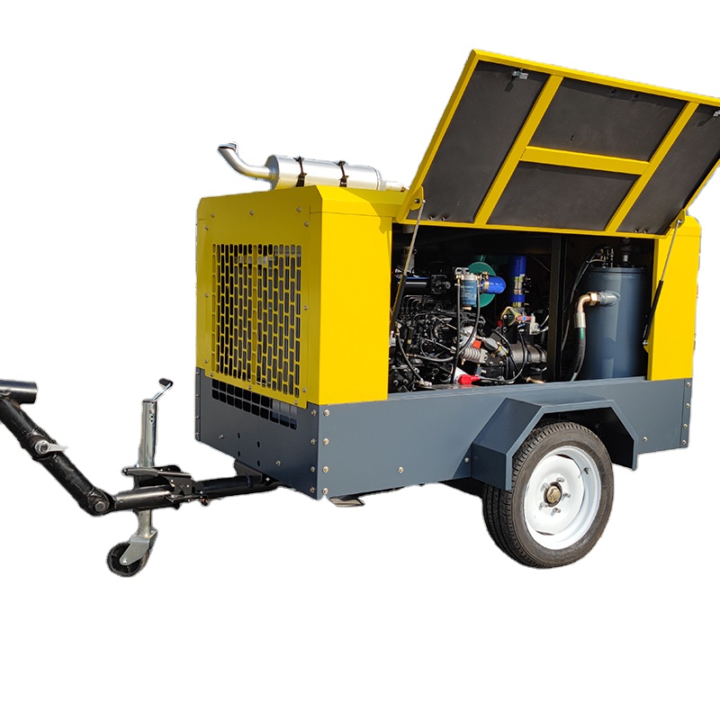 Portable Screw Air Compressor  - Heavy Equipment In Mining recension och pris