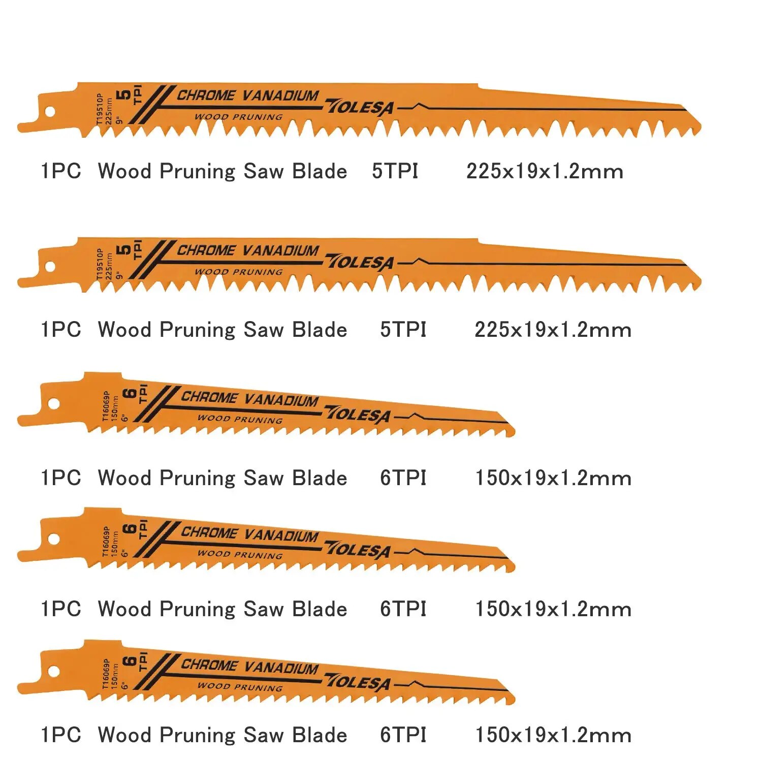 TOLESA 10PCS Reciprocating Bi- - Brick Cutting Saw recension och pris