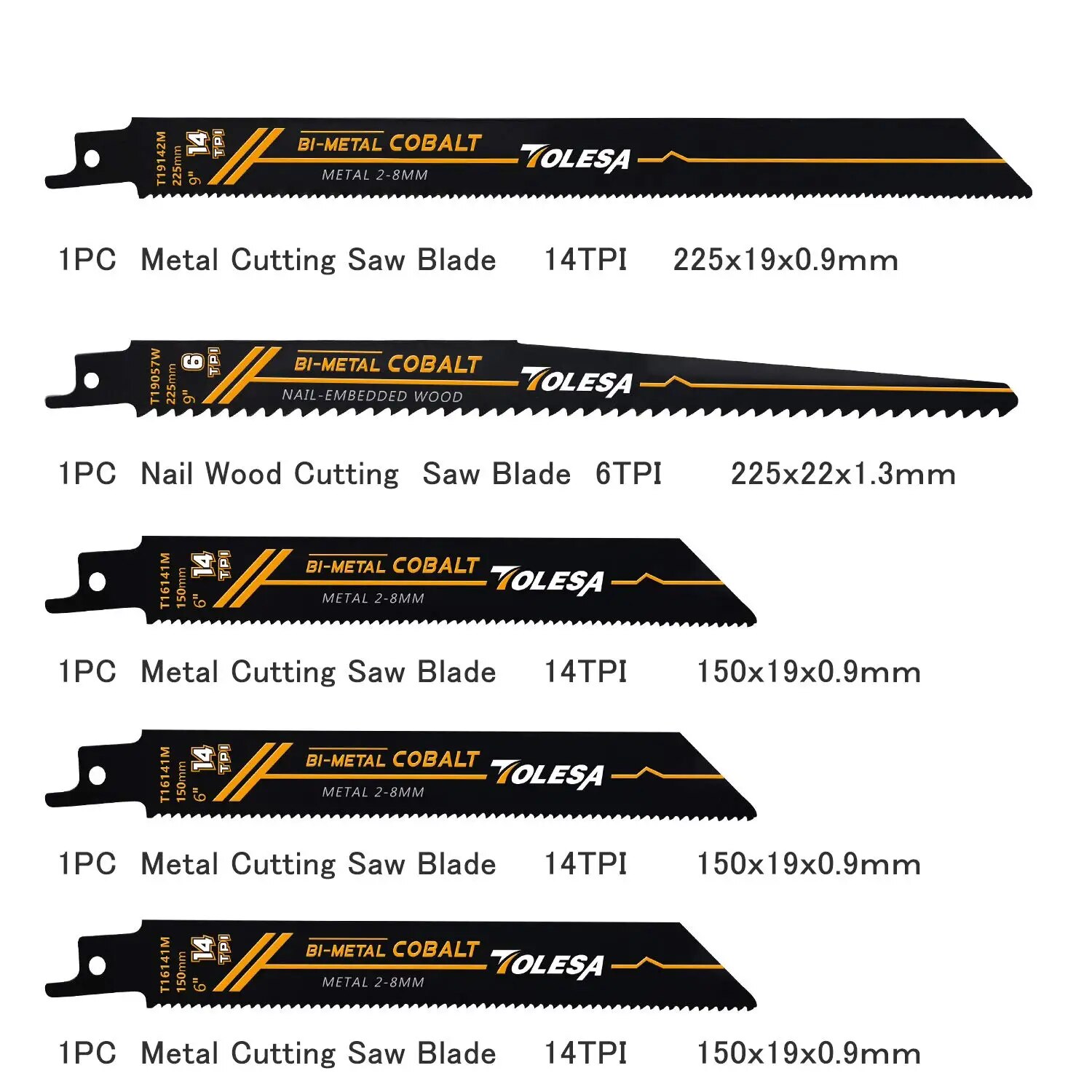 TOLESA 10PCS Reciprocating Bi- - Brick Cutting Saw recension och pris