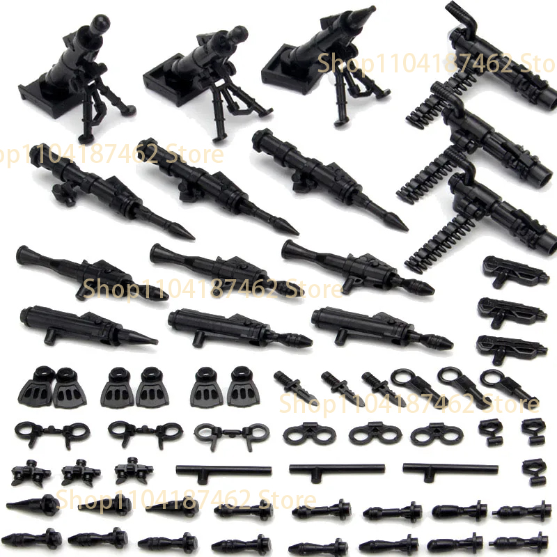 Military Figures Weapons Build - Heavy Equipment Certificate recension och pris