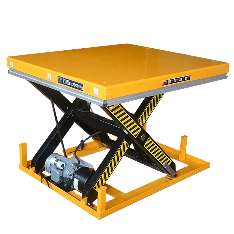 1T Electric Lifting Table Hydr - Scissor Lift Table Hydraulic recension och pris